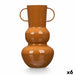 Vase Gift Decor Tile Iron Ball 17,5 x 30,5 x 16 cm (6 Units) - Декорация и Осветление<<<Дом Градина<<<BigBuy&&&Украса