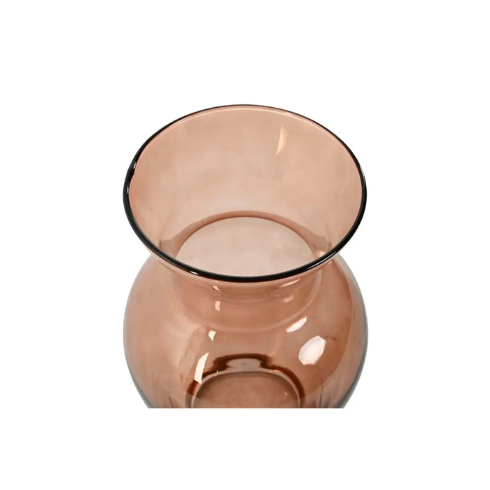 Vase Home ESPRIT Amber Crystal Modern 16 x 16 x 27 cm - Декорация и Осветление<<<Дом Градина<<<BigBuy&&&Украса за