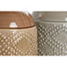 Vase Home ESPRIT Brown Grey Ceramic Oriental Rhombus 19 x 19 x 27 cm (2 Units) - Декорация и Осветление<<<Дом