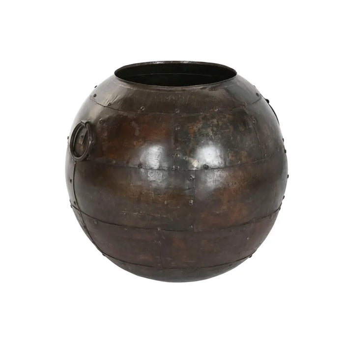 Vase Home ESPRIT Brown Iron 50 x 50 x 50 cm - Декорация и Осветление<<<Дом Градина<<<BigBuy&&&Украса за средата на