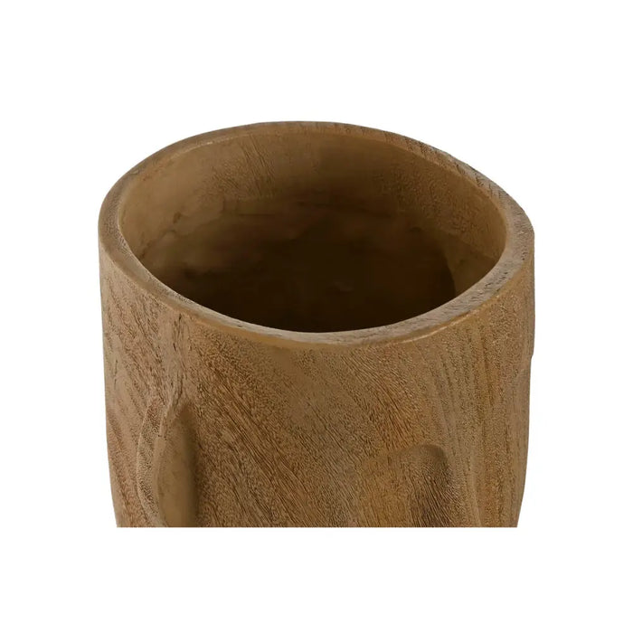 Vase Home ESPRIT Brown Resin Face 15 x 15 x 31 cm - Декорация и Осветление<<<Дом Градина<<<BigBuy&&&Украса за средата