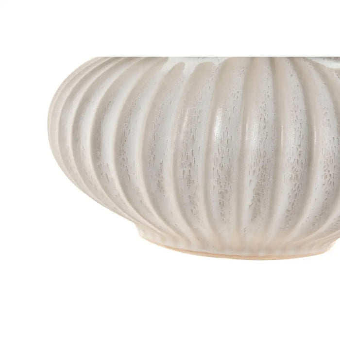 Vase Home ESPRIT Cream Ceramic Mediterranean 18 x 18 x 23 cm - Декорация и Осветление<<<Дом Градина<<<BigBuy&&&Украса