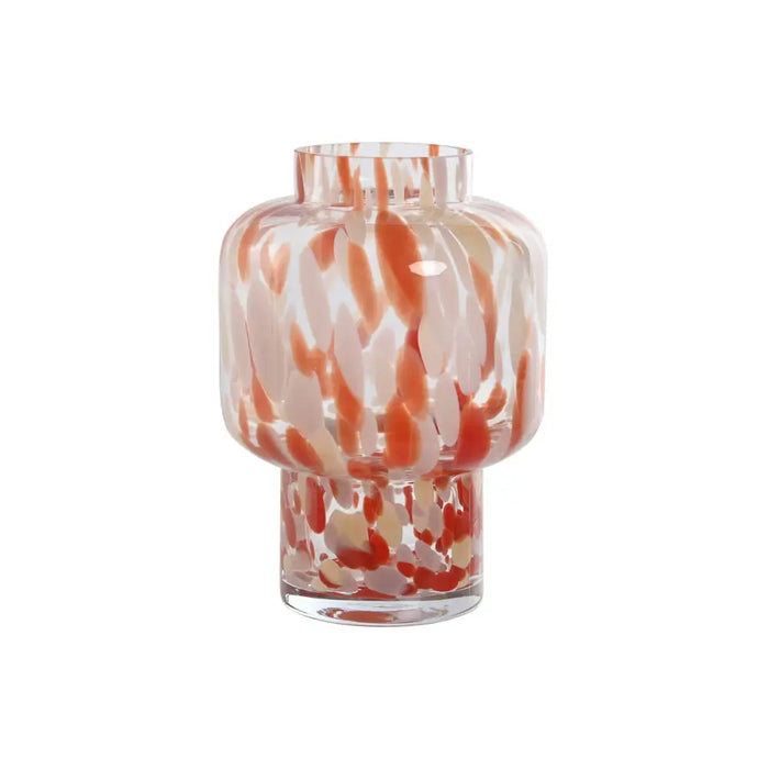 Vase Home ESPRIT Cream Terracotta Crystal Modern 15 x 15 x 21 cm - Декорация и Осветление<<<Дом