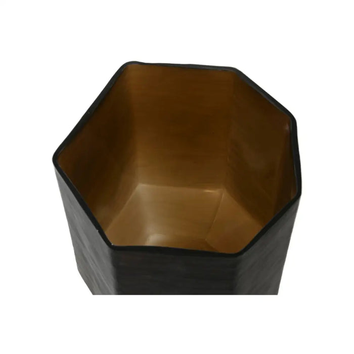 Vase Home ESPRIT Dark grey Crystal Modern 18 x 18 x 22 cm - Декорация и Осветление<<<Дом Градина<<<BigBuy&&&Украса за