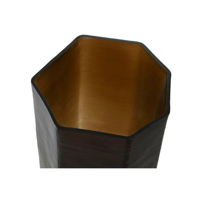 Vase Home ESPRIT Dark grey Crystal Modern 18 x 18 x 31 cm - Декорация и Осветление<<<Дом Градина<<<BigBuy&&&Украса за
