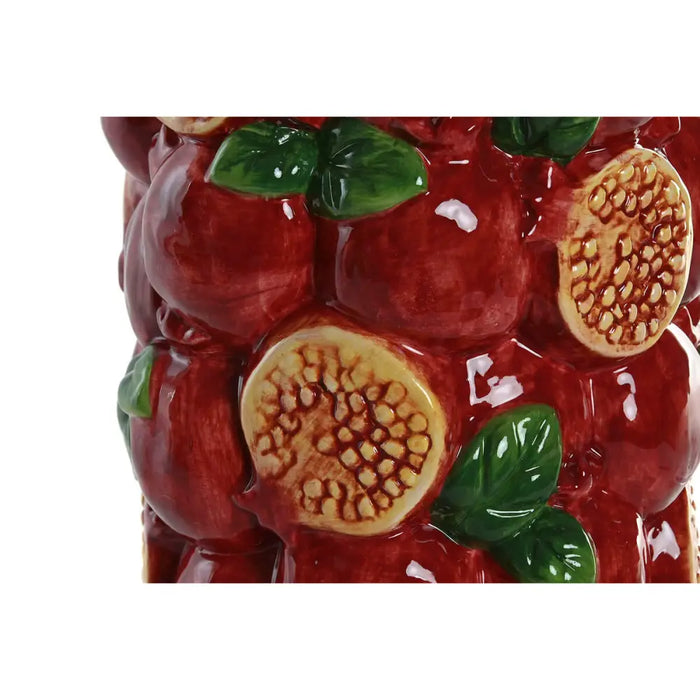 Vase Home ESPRIT Green Maroon Ceramic 21 x 21 x 30 cm - Украса за средата на масата и вази<<<Декорация и