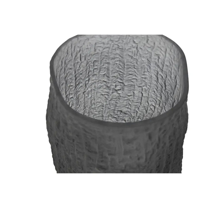 Vase Home ESPRIT Grey Crystal Modern 13 x 13 x 21 cm - Декорация и Осветление<<<Дом Градина<<<BigBuy&&&Украса за