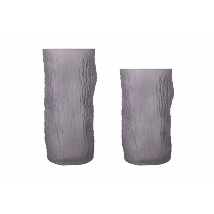 Vase Home ESPRIT Grey Crystal Modern 13 x 13 x 21 cm - Декорация и Осветление<<<Дом Градина<<<BigBuy&&&Украса за