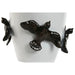 Vase Home ESPRIT White Black Stoneware Modern 27 X 27 X 29,5 cm - Декорация и Осветление<<<Дом
