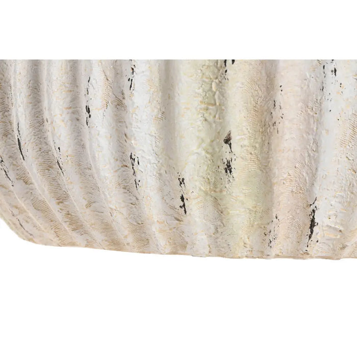 Vase Home ESPRIT White Magnesium 36 x 36 x 26 cm - Декорация и Осветление<<<Дом Градина<<<BigBuy&&&Украса за средата на