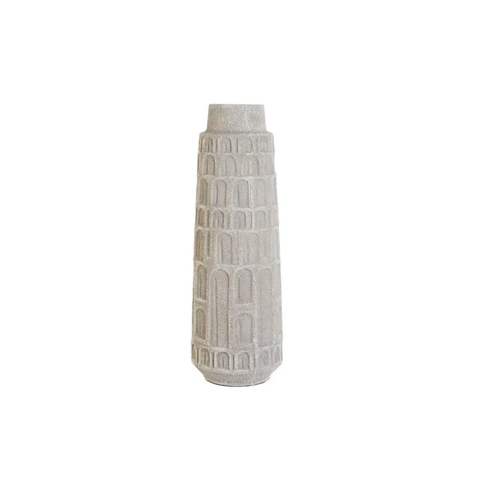 Vase Home ESPRIT White Resin 18 x 18 x 52 cm - Декорация и Осветление<<<Дом Градина<<<BigBuy&&&Украса за средата на