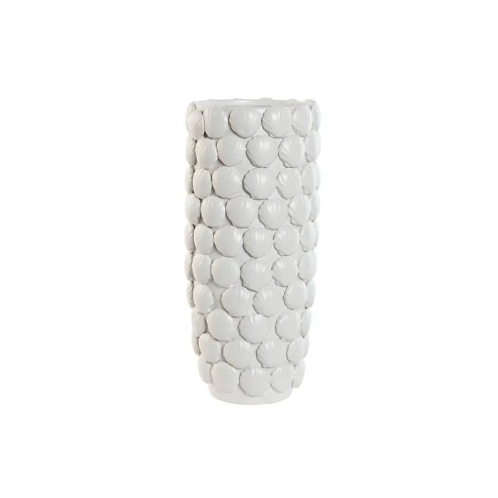 Vase Home ESPRIT White Stoneware Mediterranean 15,5 X 15,5 X 33,5 cm - Декорация и Осветление<<<Дом