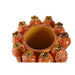 Vase Home ESPRIT Yellow Orange Stoneware Modern 24 x 24 x 32 cm - Декорация и Осветление<<<Дом