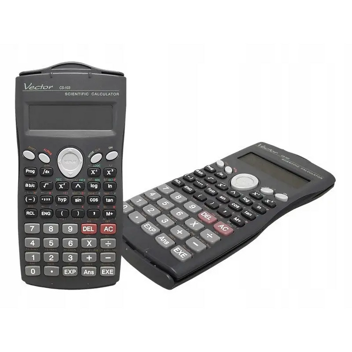Vector KAV CS-103 scientific calculator 279 functions 80x170mm black - CalculatorsARB-KLK<<<Office