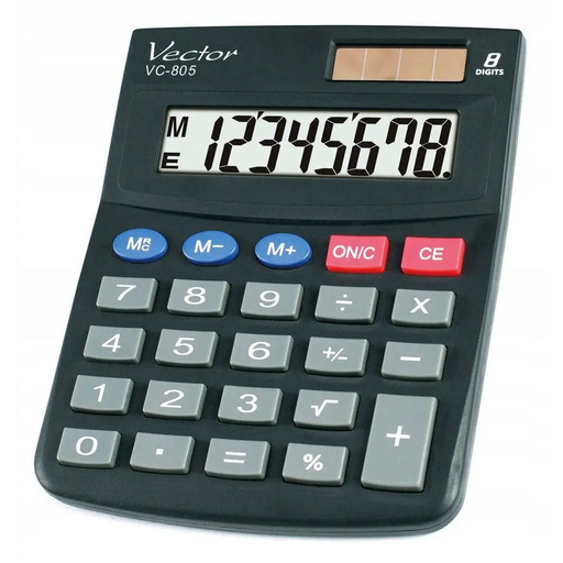 Vector VC-805 Office Calculator black - CalculatorsARB-KLK<<<Office suppliesARB<<<ActionPL