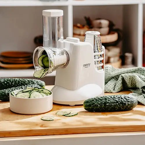 Vegetable slicer CAMRY CR 4816 White - Food processorsAGD-ROK<<<Home Appliance - ProductsAGD<<<ActionPL