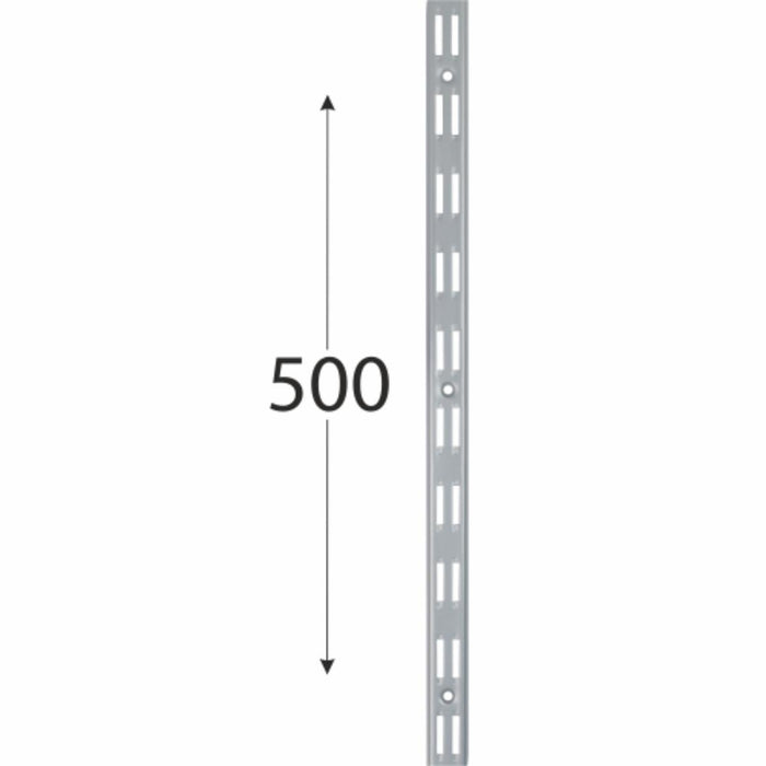 DOUBLE RAIL 500MM GRAY