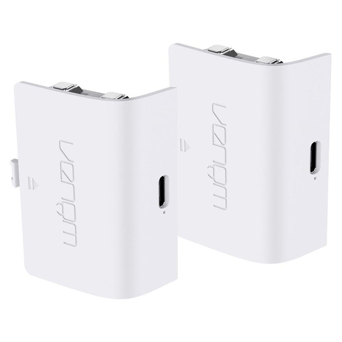 Set of two rechargeable batteries for Xbox Series X/S Venom, White VS2872