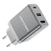 Vention FJAH0-EU USB(C + A)+HDMI GaN mains charger (60W/5W/4K@60Hz) (grey) - mains chargers<<<Chargers<<<GSM
