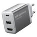 Vention FJAH0-EU USB(C + A)+HDMI GaN mains charger (60W/5W/4K@60Hz) (grey) - mains chargers<<<Chargers<<<GSM