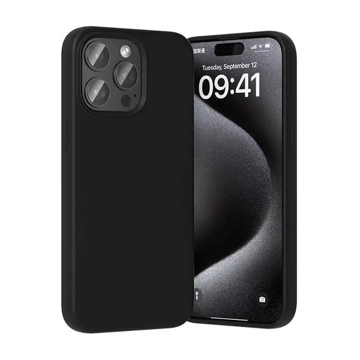 Vention KUFB0-30 Silicone Case for iPhone 15 Pro (black) - Protective cases for smartphones<<<Cases<<<GSM