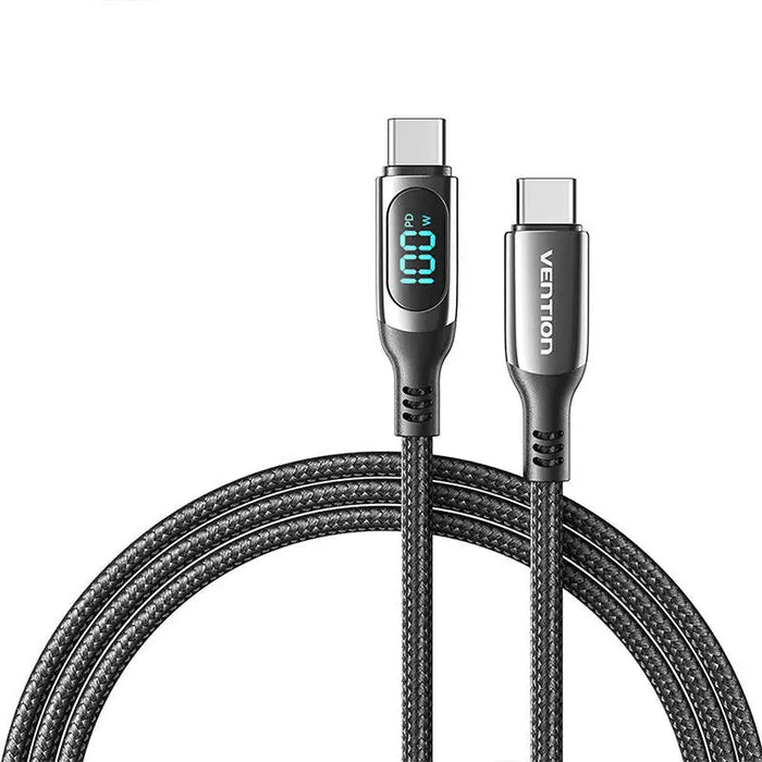 Vention TAYBH USB 2.0 C-C 5A 100W 2M USB cable (black) - USB-C to USB-C<<<USB cables<<<GSM Accessories<<<InnproXML