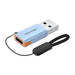 Vention USB adapter CUAH0 USB-A 3.1 male to USB-C female (gray) - Adapters connectors and converters<<<IT