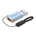 Vention USB adapter CUAH0 USB-A 3.1 male to USB-C female (gray) - Adapters connectors and converters<<<IT