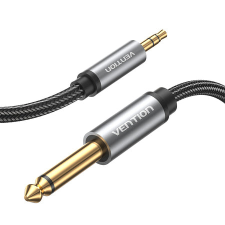 Audio cable mini jack 3.5mm male to jack 6.35mm male Vention BCYHJ 5m