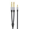 Audio cable mini jack 3.5mm to 2x jack 6.35mm male Vention BARHK 8m