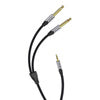 Audio cable mini jack 3.5mm to 2x jack 6.35mm male Vention BARHL 10m