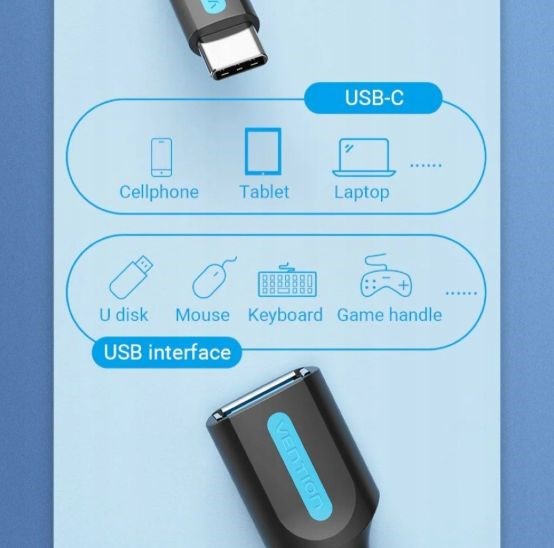 USB Adaptor Vention CCVBB 15 cm