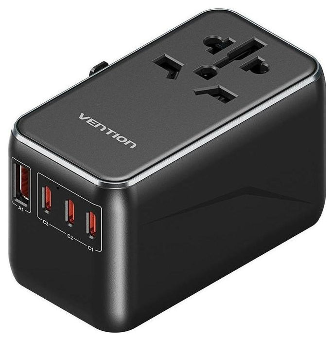 Adapter with Vention 100W charger 1xUSB-A 3xUSB-C