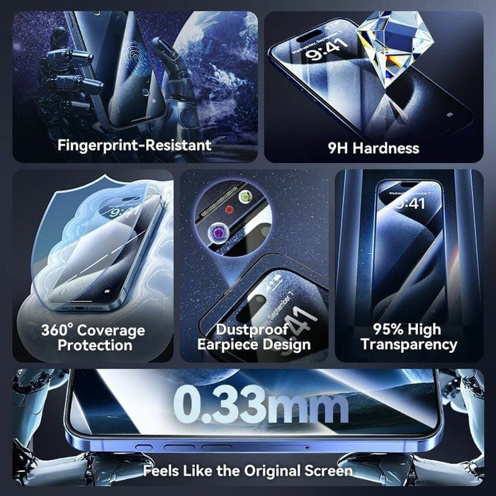 Tempered Glass Mobile Screen Protector Vention KUPTCA-10 iPhone 16