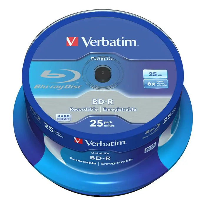 Verbatim BD-R 25Gb./6X (printable) 25 pieces in a spindle - CD/DVD<<<Оптични носители<<<MediaTrade