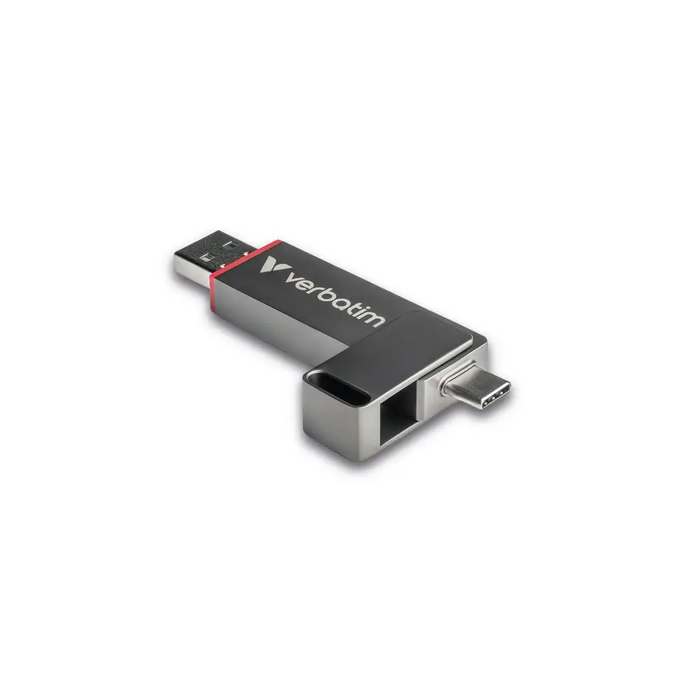 Verbatim Dual QuickStick USB-C & USB-A USB 3.2 Gen 1 256GB - SSD дискове<<<VERBATIM памети и
