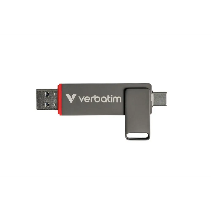 Verbatim Dual QuickStick USB-C & USB-A USB 3.2 Gen 1 256GB - SSD дискове<<<VERBATIM памети и
