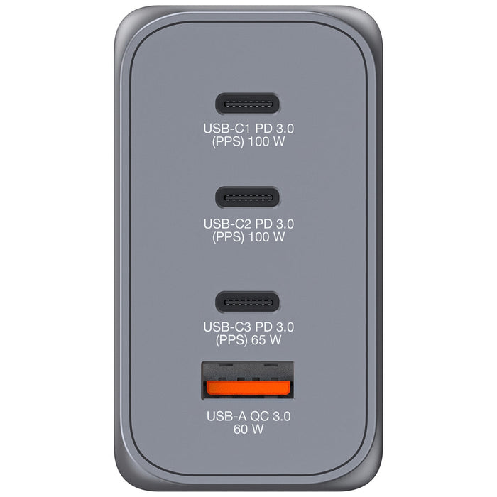 Verbatim GNC-200 GaN Charger 4 Port 200W USB A/C (EU/UK/US) - Аксесоари<<<VERBATIM памети и