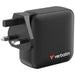 Verbatim Mini GaN Charger 165W 4 Port US plug with EU and UK adaptors - Аксесоари<<<VERBATIM памети и
