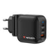 Verbatim Mini GaN Charger 70W 3 Port US plug with EU and UK adaptors - Аксесоари<<<VERBATIM памети и