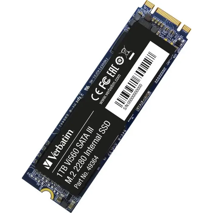 Verbatim Vi560 S3 M.2 SSD 1TB - SSD дискове<<<VERBATIM памети и аксесоари<<<VERBATIM<<<PolyComp