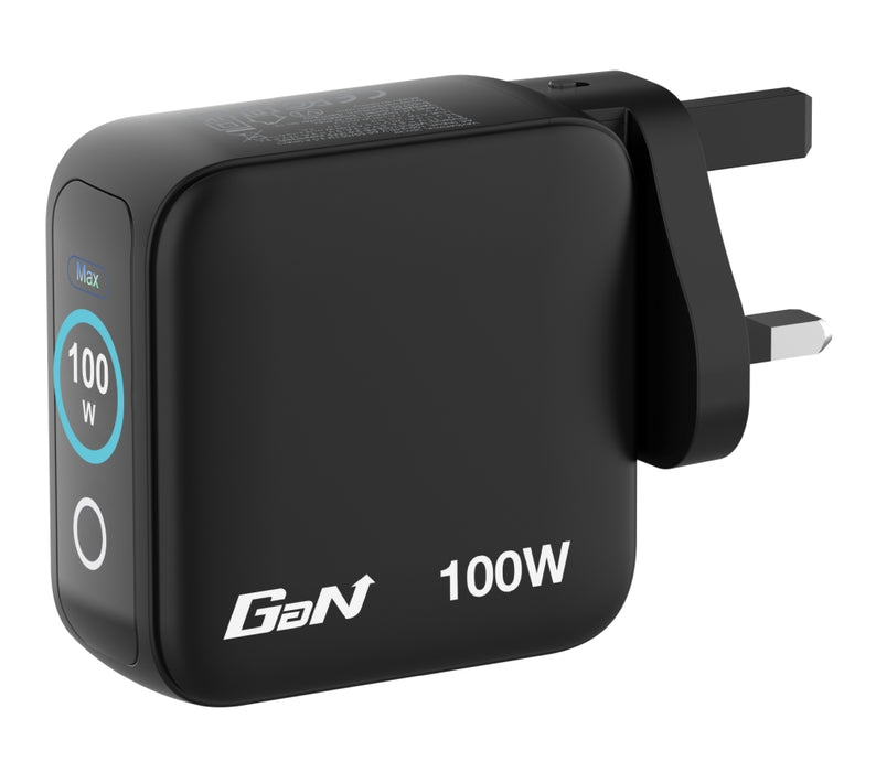 Verbatim Mini GaN Charger 100W with Display