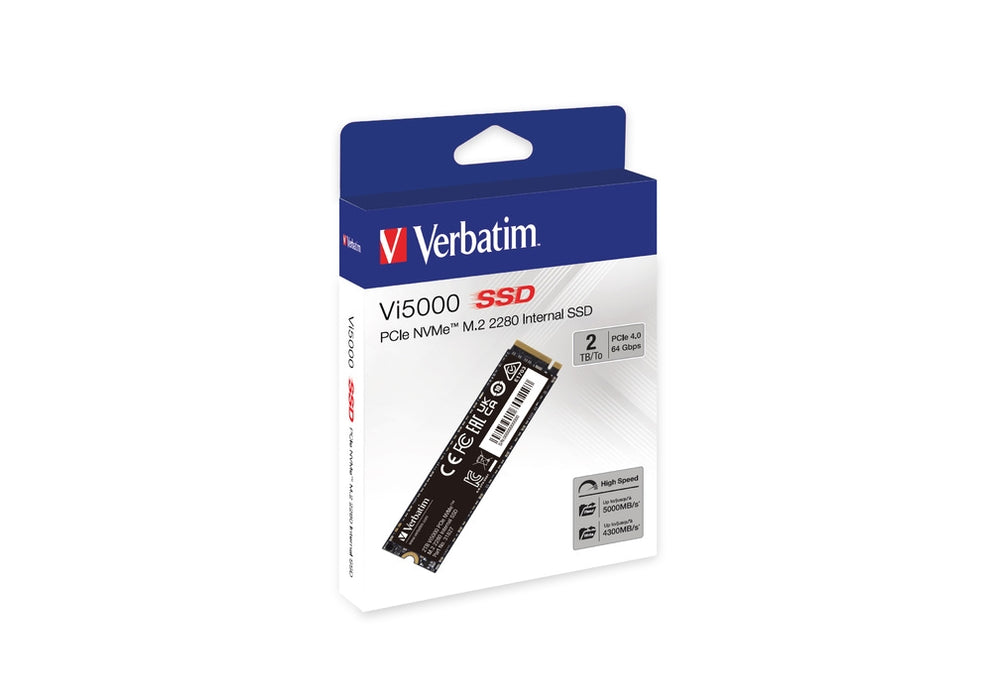 Verbatim Vi5000 Internal PCIe NVMe M.2 SSD 2TB