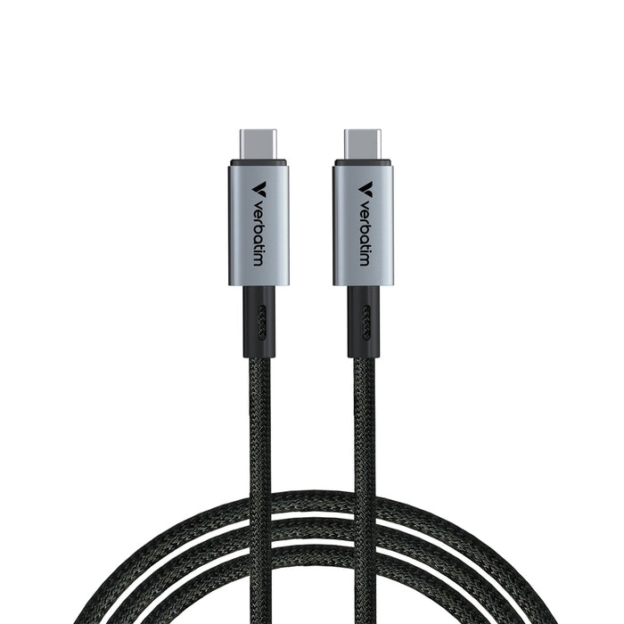 Verbatim Sync & Charge USB-C to USB-C 240W 40 Gbps 120 cm