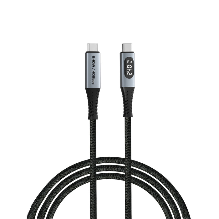 Verbatim Sync & Charge USB-C to USB-C 240W 40 Gbps Display 120 cm