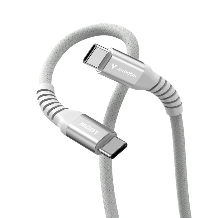 Verbatim Sync & Charge USB-C to USB-C 100W Magnetic 120 cm - Grey