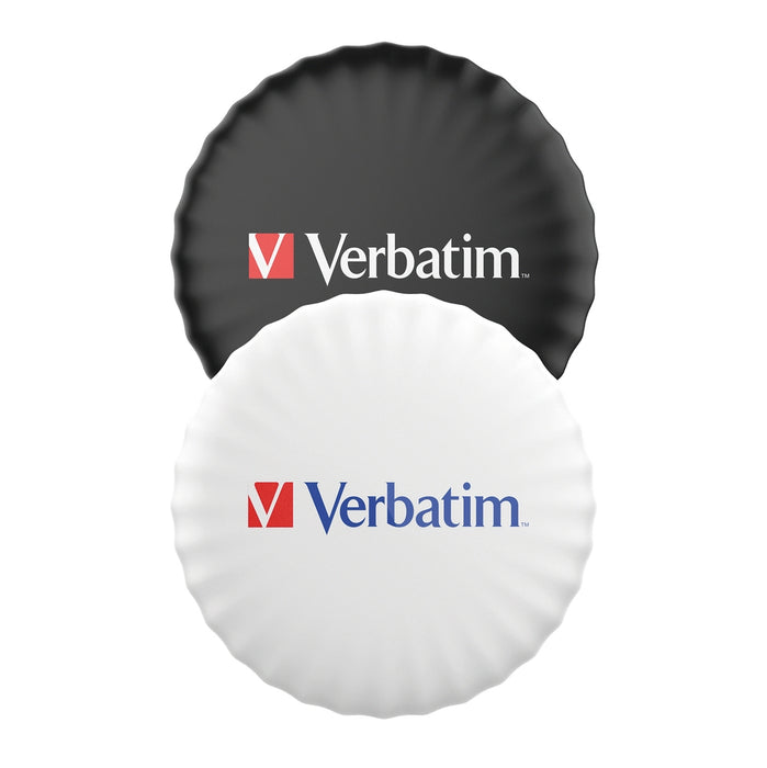 Verbatim MYFC-02BW My Finder Coin Bluetooth Item Finder 2 pack Black/White