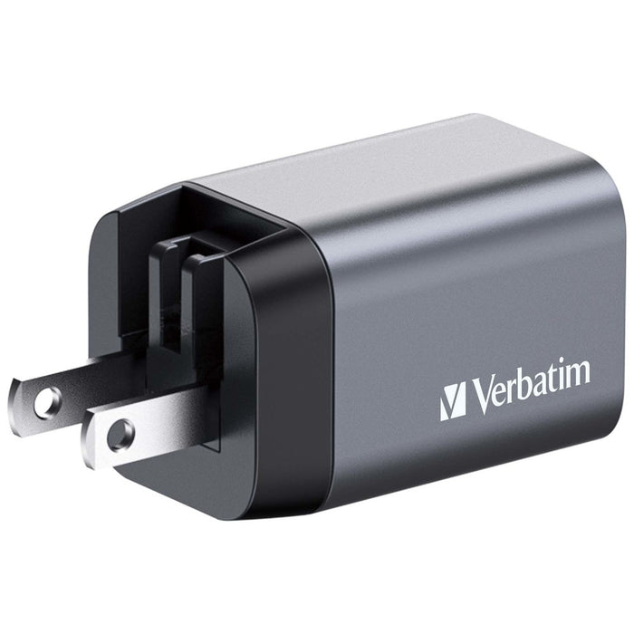 Verbatim GNC-35 GaN Charger 2 Port 35W USB A/C (EU/UK/US)