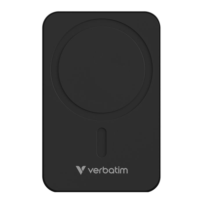 Verbatim Charge 'n' Go Essentials Power Bank Magnetic Wireless 20000mAh Black