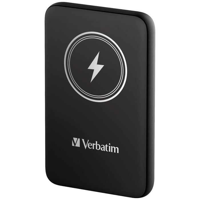 Verbatim MCP-10BK Power Pack 10000 mAh with UBS-C PD 20W / Magnetic Wireless Charging 15W Black